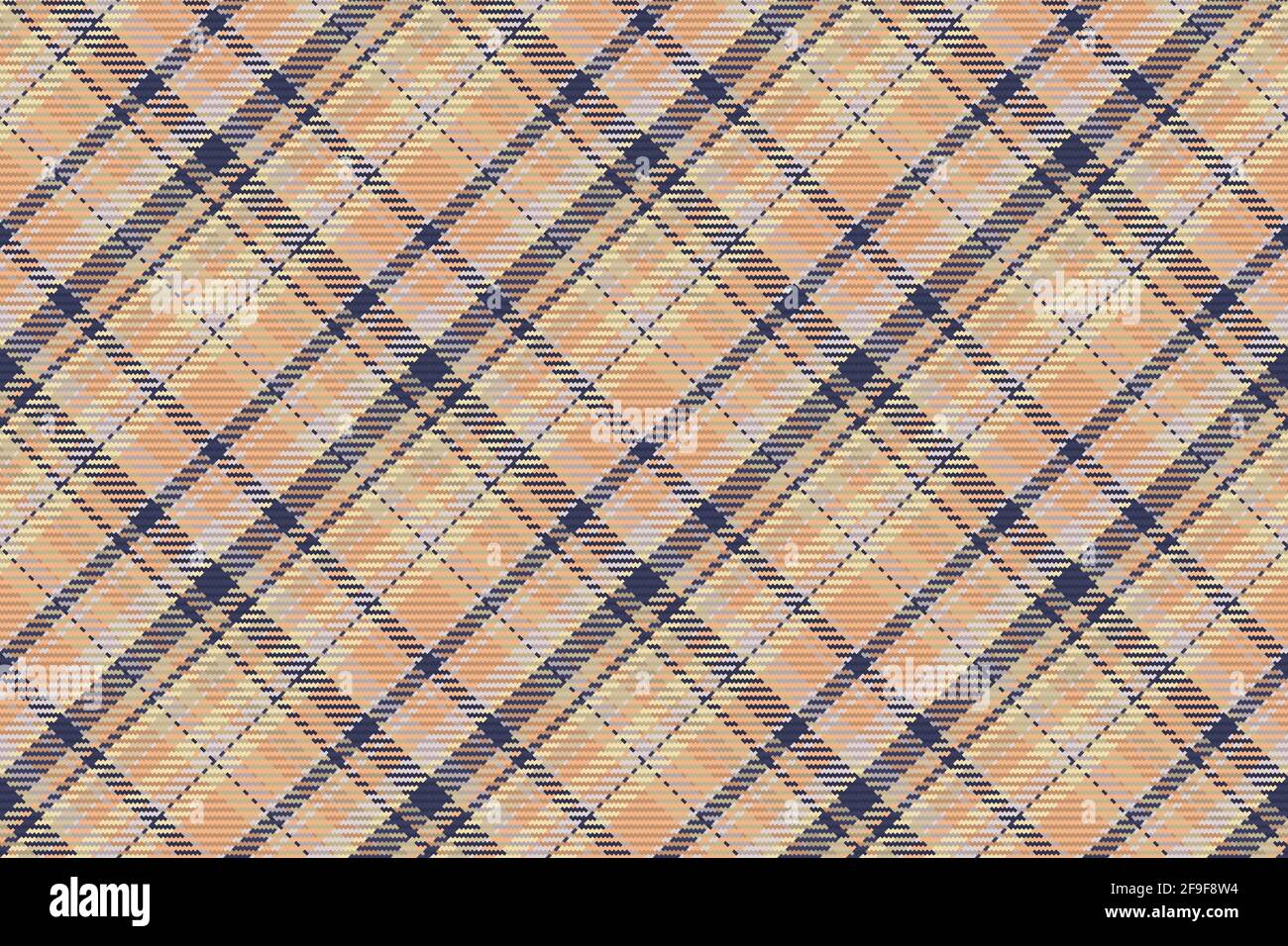 Motivo senza cuciture di motivo scozzese tartan plaid. Sfondo ripetibile con texture del tessuto di controllo. Sfondo vettoriale piatto di stampa tessile a strisce. Illustrazione Vettoriale