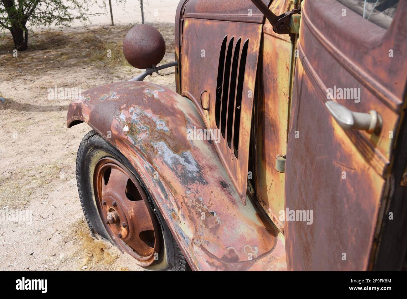 1930's Chevrolet Truck in Need of Restoration, patina ruggine Foto Stock