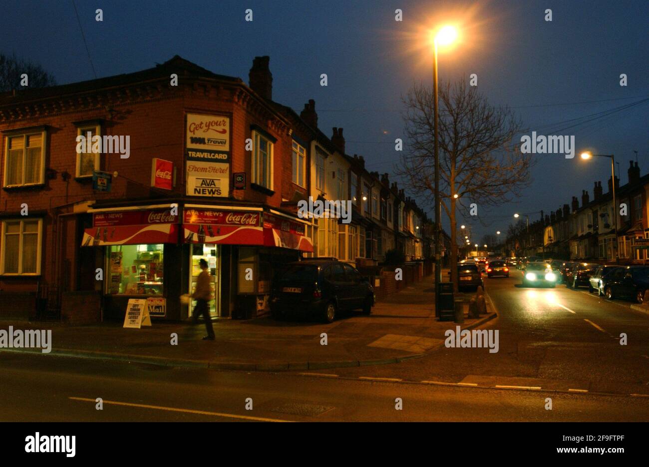 l'area verde di bordesley di birmingham. 1 febbraio 2007 tom Pilston Foto Stock
