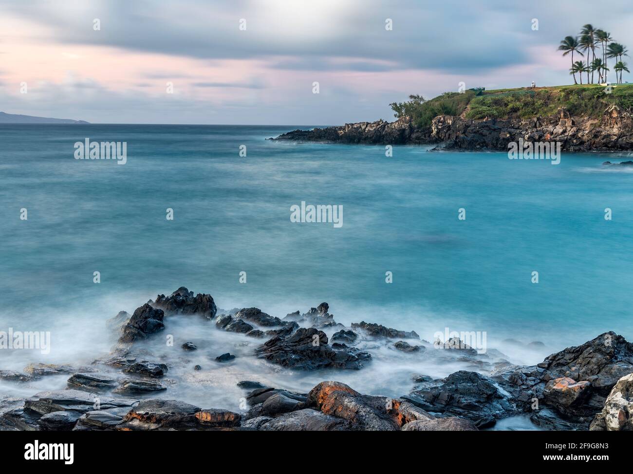 Kapalua Sunset, Maui, Hawaii Foto Stock