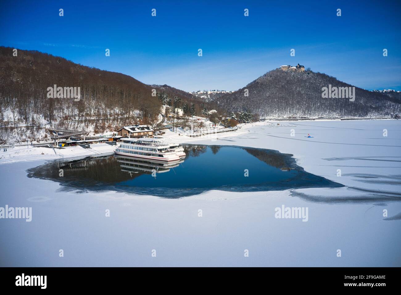 Winter bei Sonnenschein Foto Stock