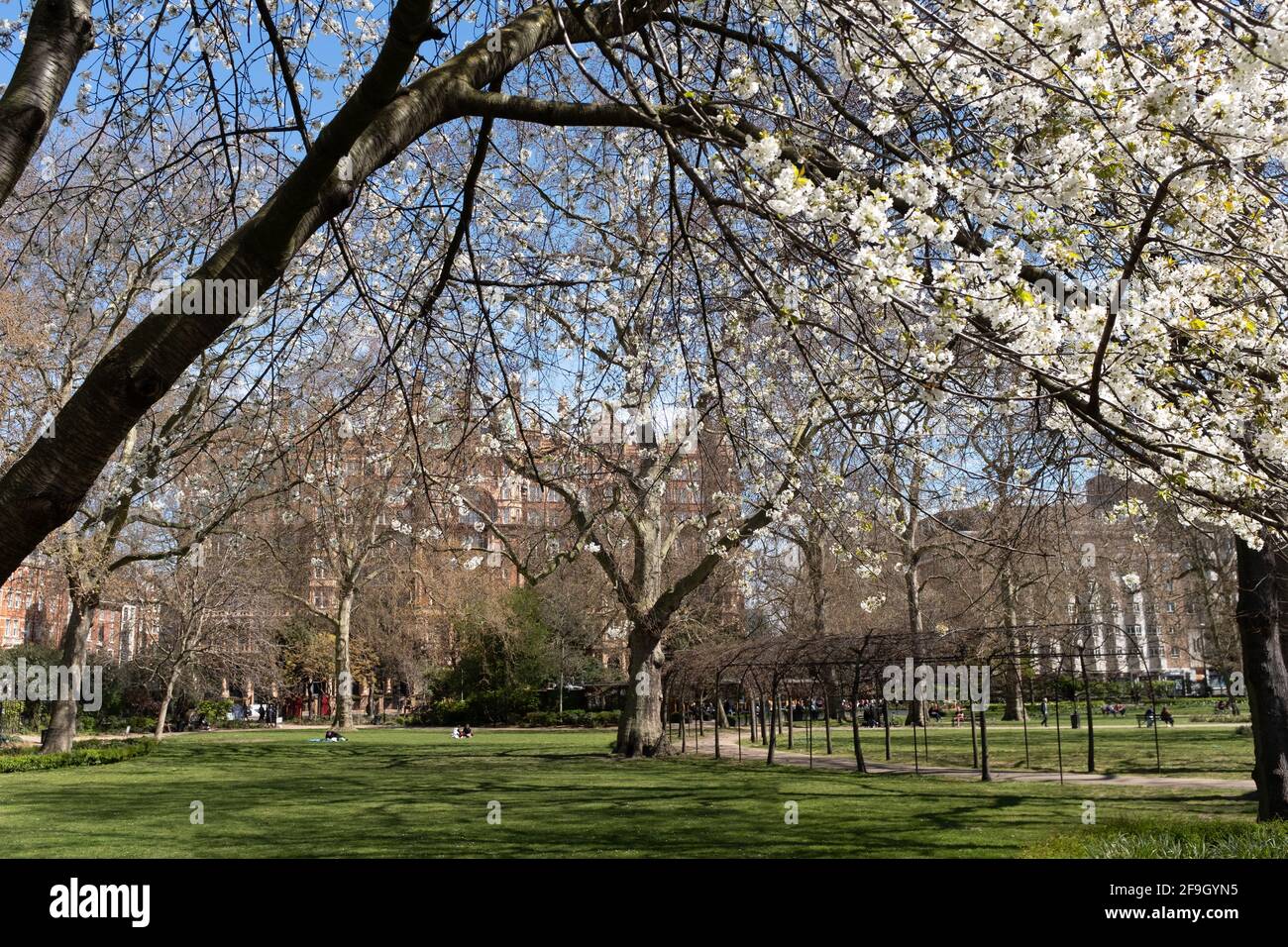 Russell Square, Bloomsbury, London, Regno Unito Foto Stock