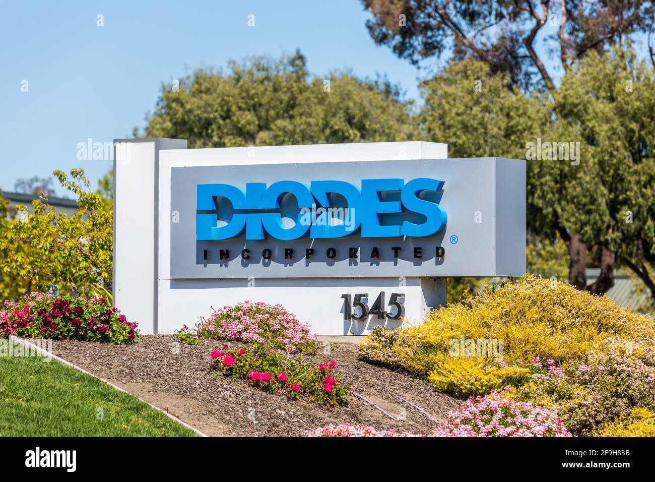 Diodes Incorporated uffici in Silicon Valley California USA Foto Stock