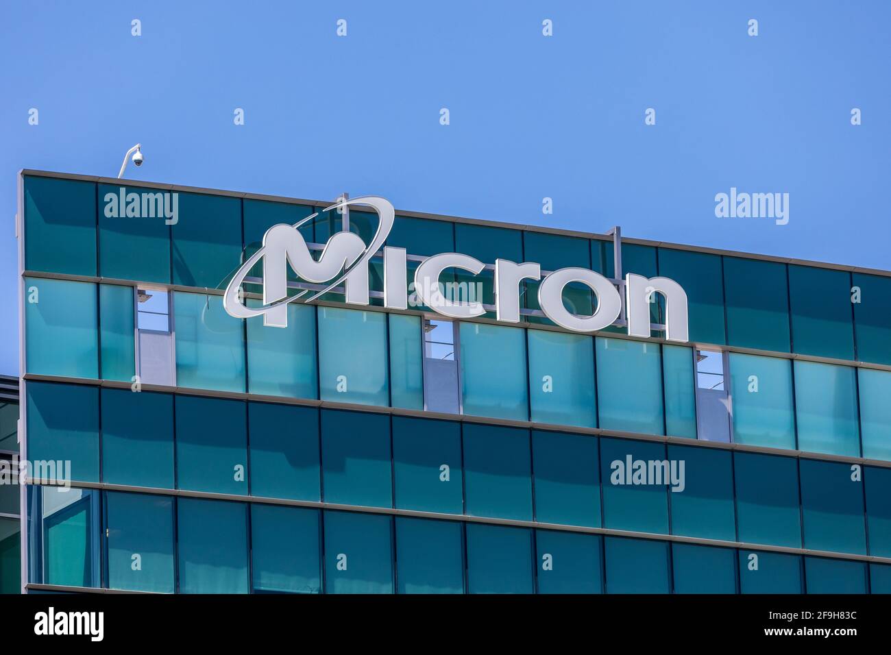 Uffici micron Technology nella Silicon Valley California USA Foto Stock