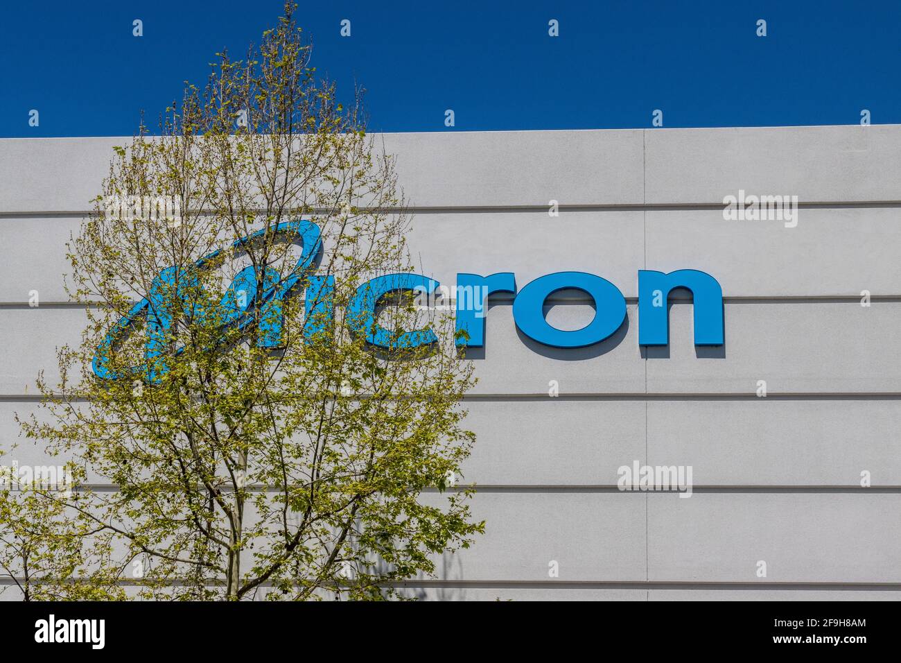 Uffici micron Technology nella Silicon Valley California USA Foto Stock