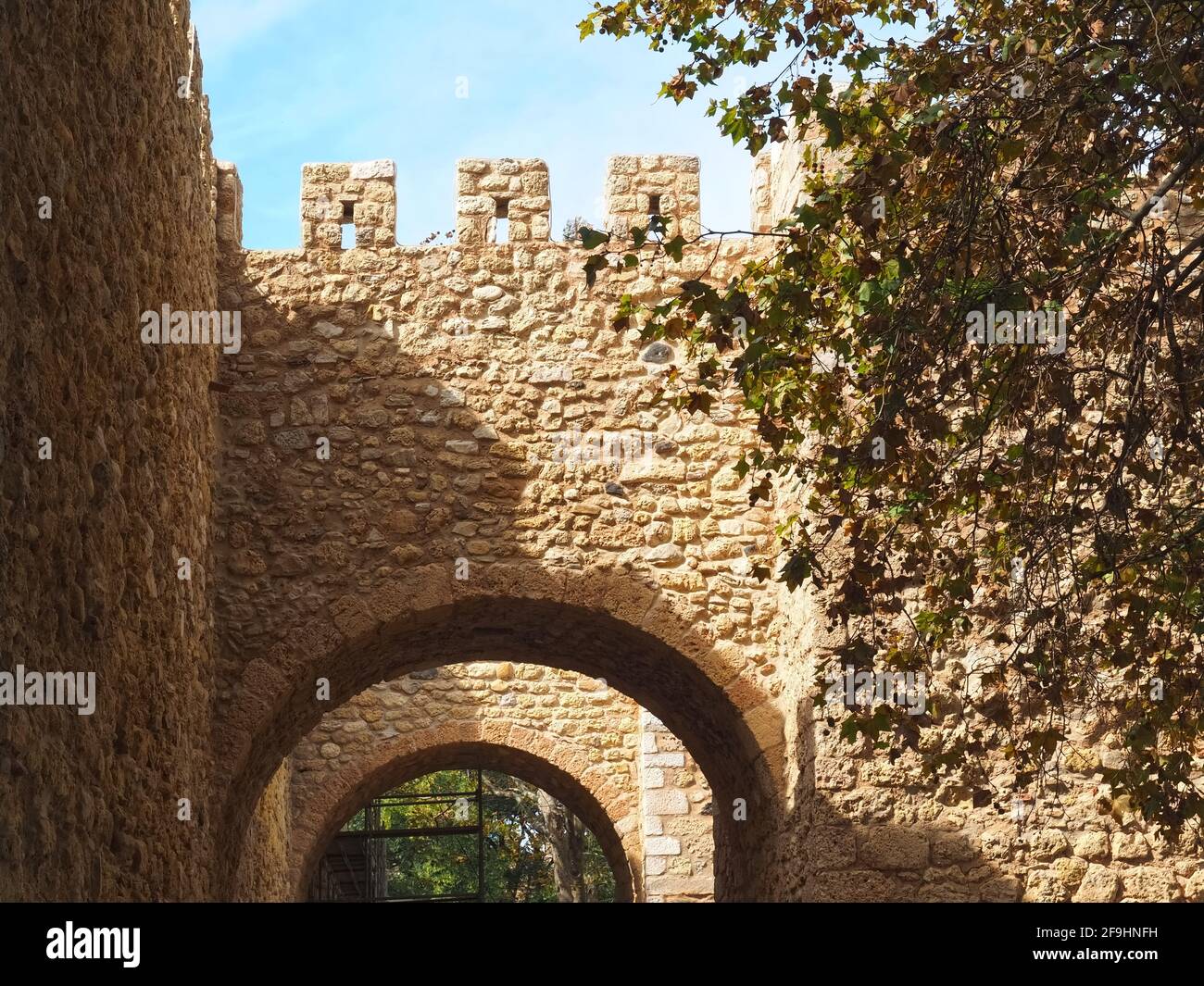Antico castello di Lagos sulla costa dell'Algarve del Portogallo Foto Stock