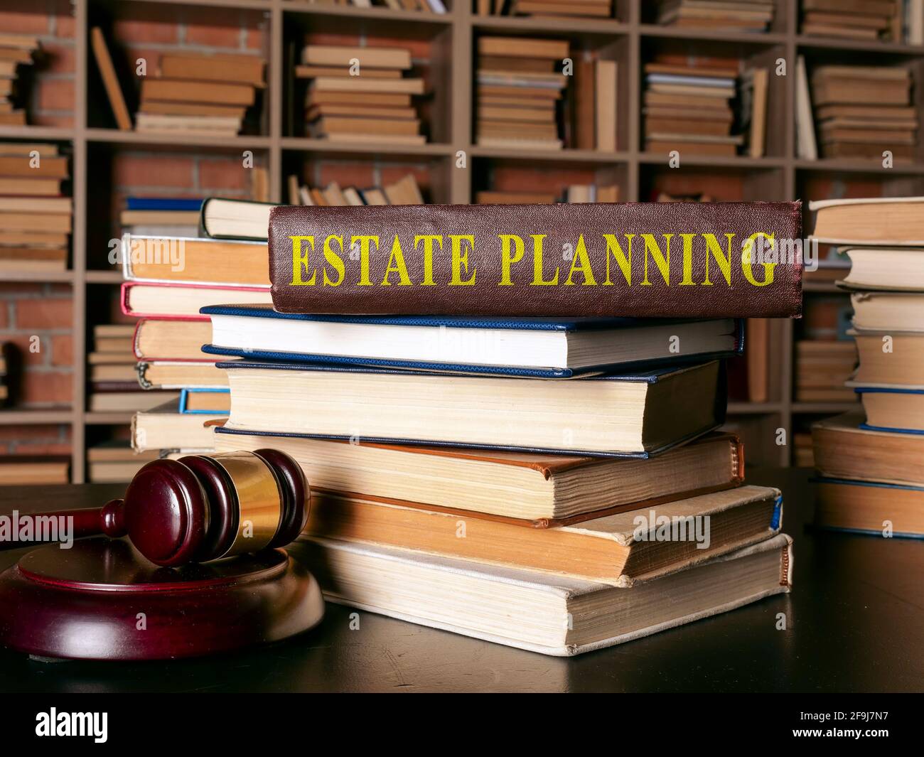 Legge sulla pianificazione immobiliare e regole vicino al gavel. Foto Stock