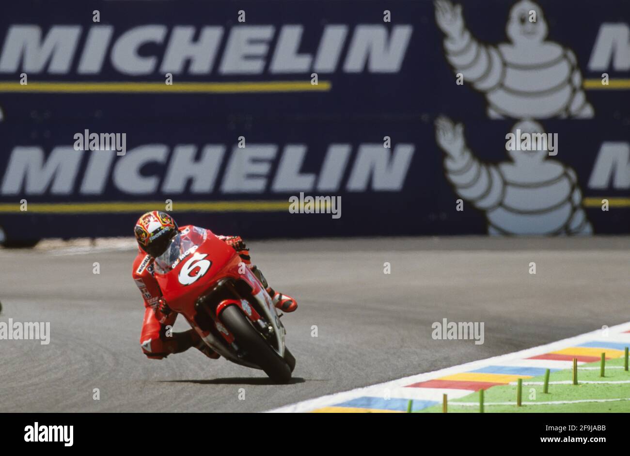 Max Biaggi(ITA), Erv Kanemoto (USA) Honda 500,Francia moto GP 1998 le Castellet Foto Stock