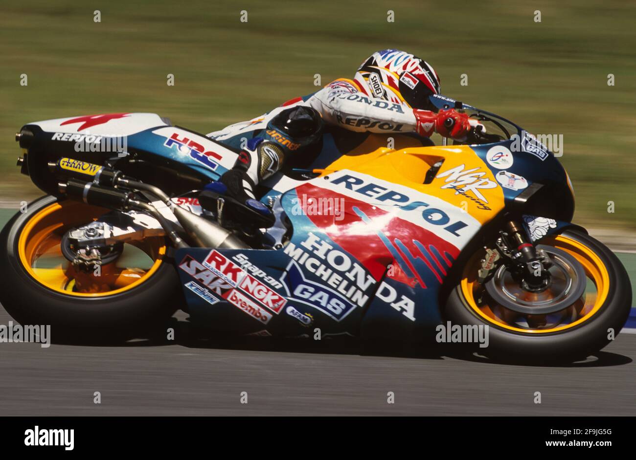 Alex Criville, (SP), Honda 500, Madrid GP Moto 1998, Jarama Foto Stock