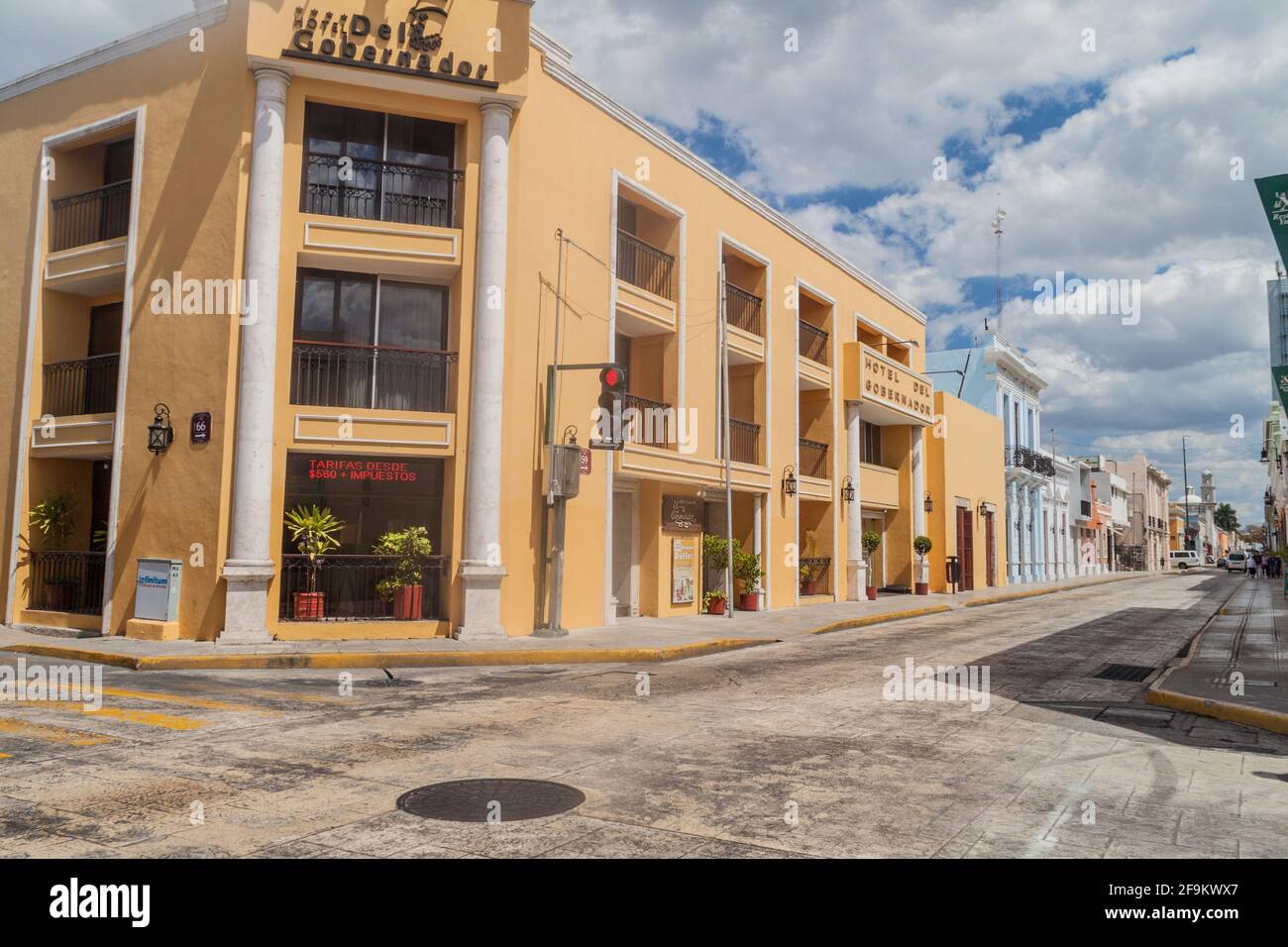 MERIDA, MESSICO - FEB 27, 2016: Hotel del Gobernador a Merida Messico Foto Stock