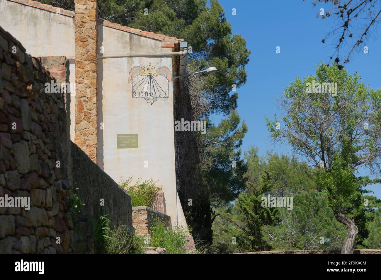 Masia Tristany, Serra Calderona. Comunidad Valenciana Foto Stock