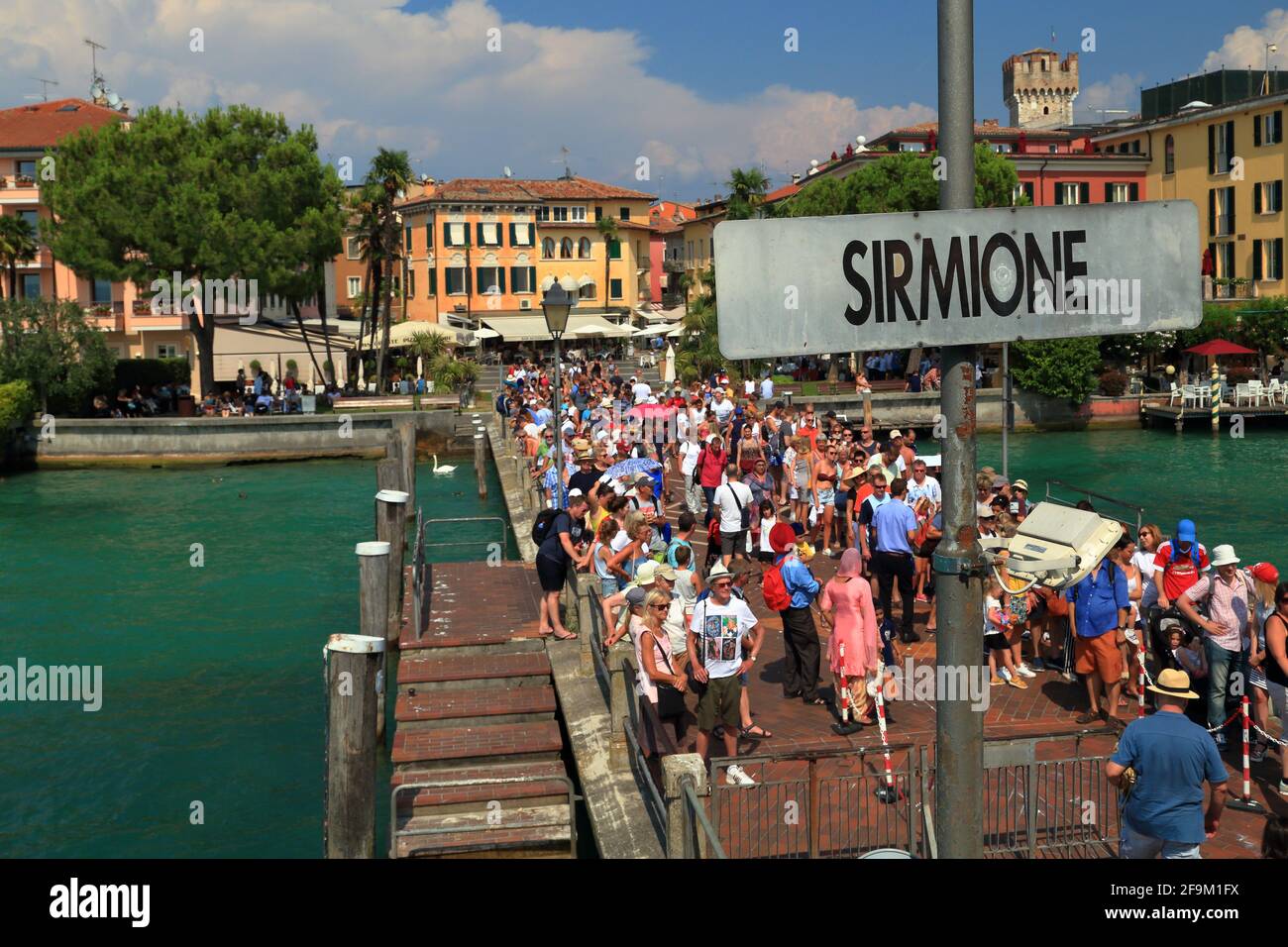 Sirmione, Lago di Garda, Lago di Garda, Gardasee, Italia Foto Stock