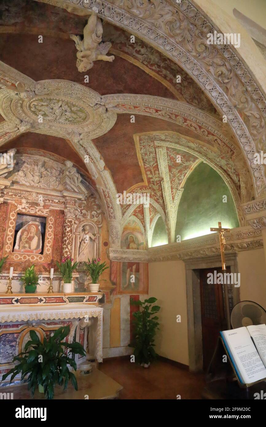 Chiesa di Sant'Anna della Rocca / Chiesa di Sant'Anna della Rocca Foto Stock