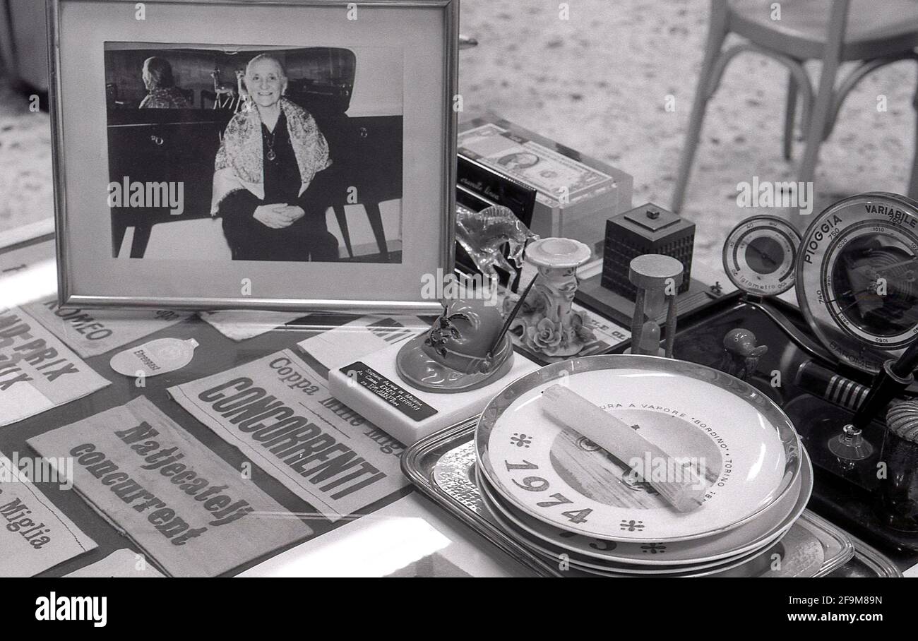 Piero Ferrari. Presso la fabbrica Ferrari di Modena Italia 1987 Foto Stock