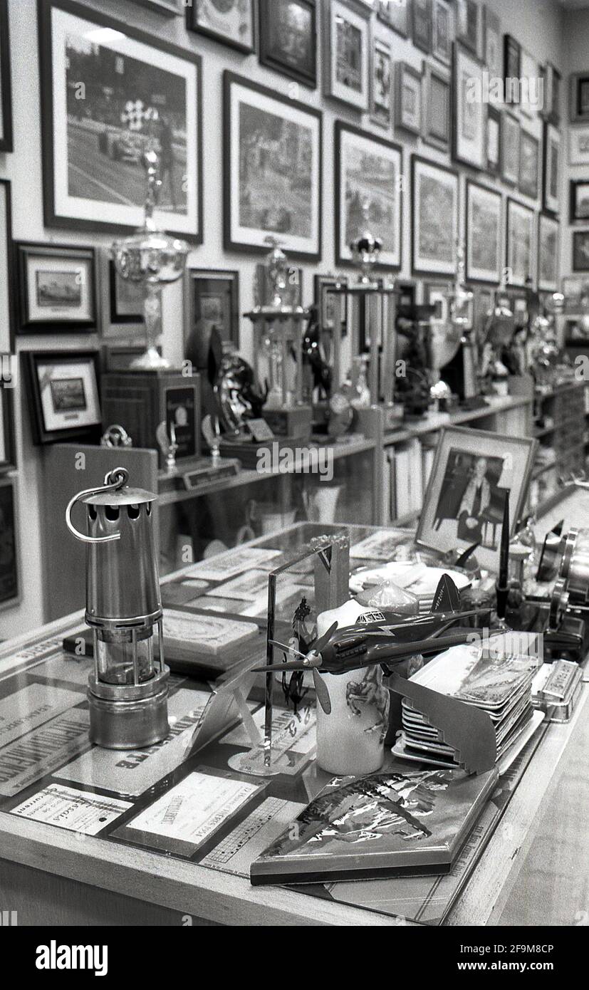 Piero Ferrari. Presso la fabbrica Ferrari di Modena Italia 1987 Foto Stock