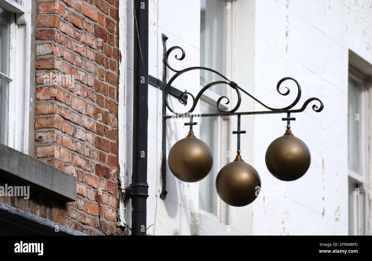 Pawnbroker a Macclesfield Foto Stock