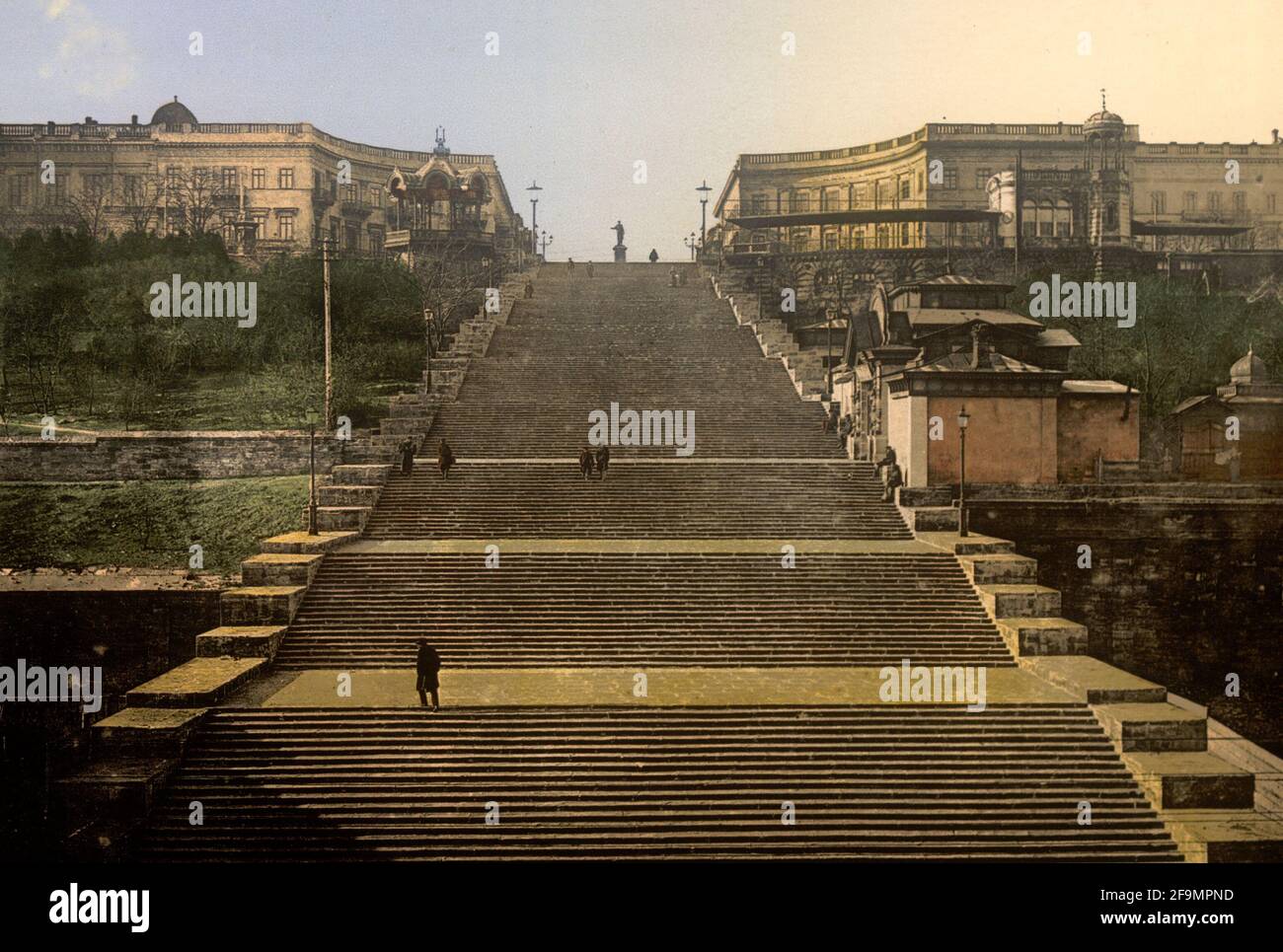 Richelieu Stair, Odessa, Russia, cioè Ucraina, circa 1900 Foto Stock