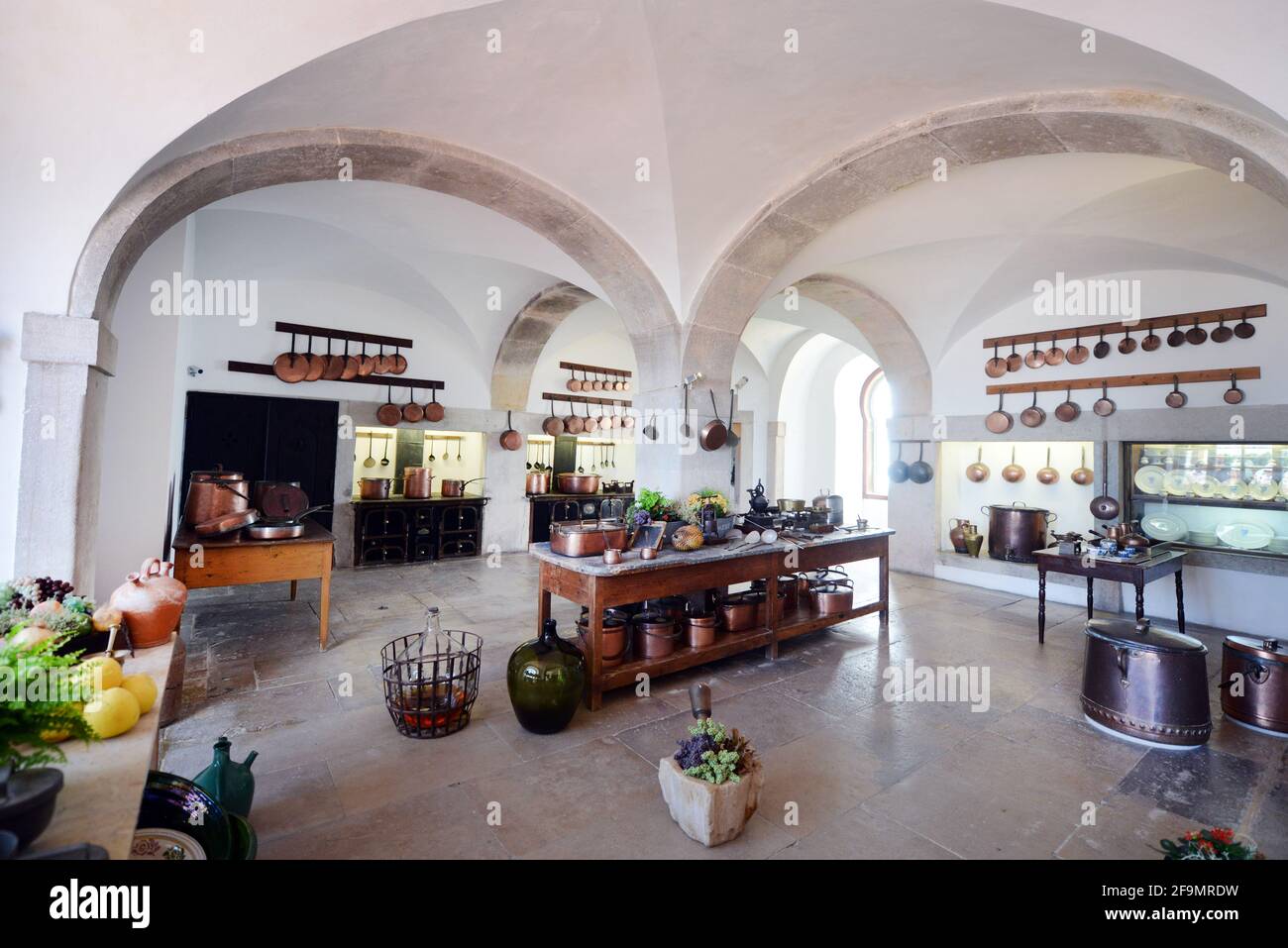 Il bellissimo palazzo pena di Sintra, Portogallo. Foto Stock
