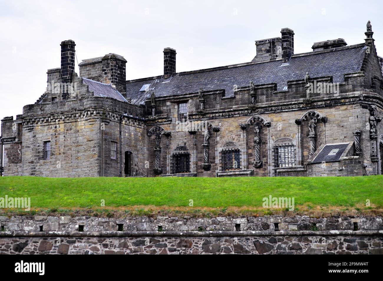 Stirling, Scozia, Regno Unito. Castello di Stirling, uno dei castelli più importanti della Scozia. Foto Stock