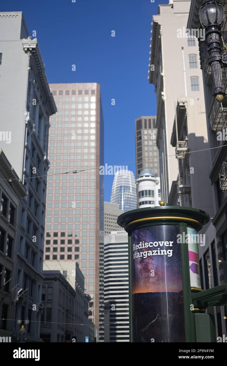 Riscopri Stargazing, San Francisco, California Foto Stock