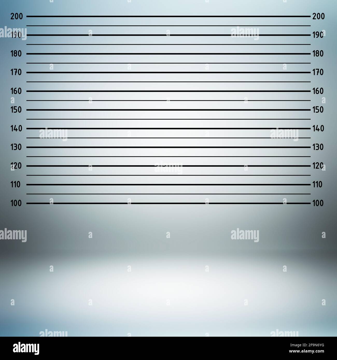 Linea di polizia o sfondo mugshot Foto Stock