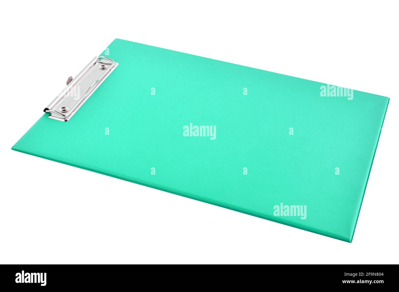 Clipboard - clipboard in plastica o scheda di scrittura isolata in bianco sfondo Foto Stock