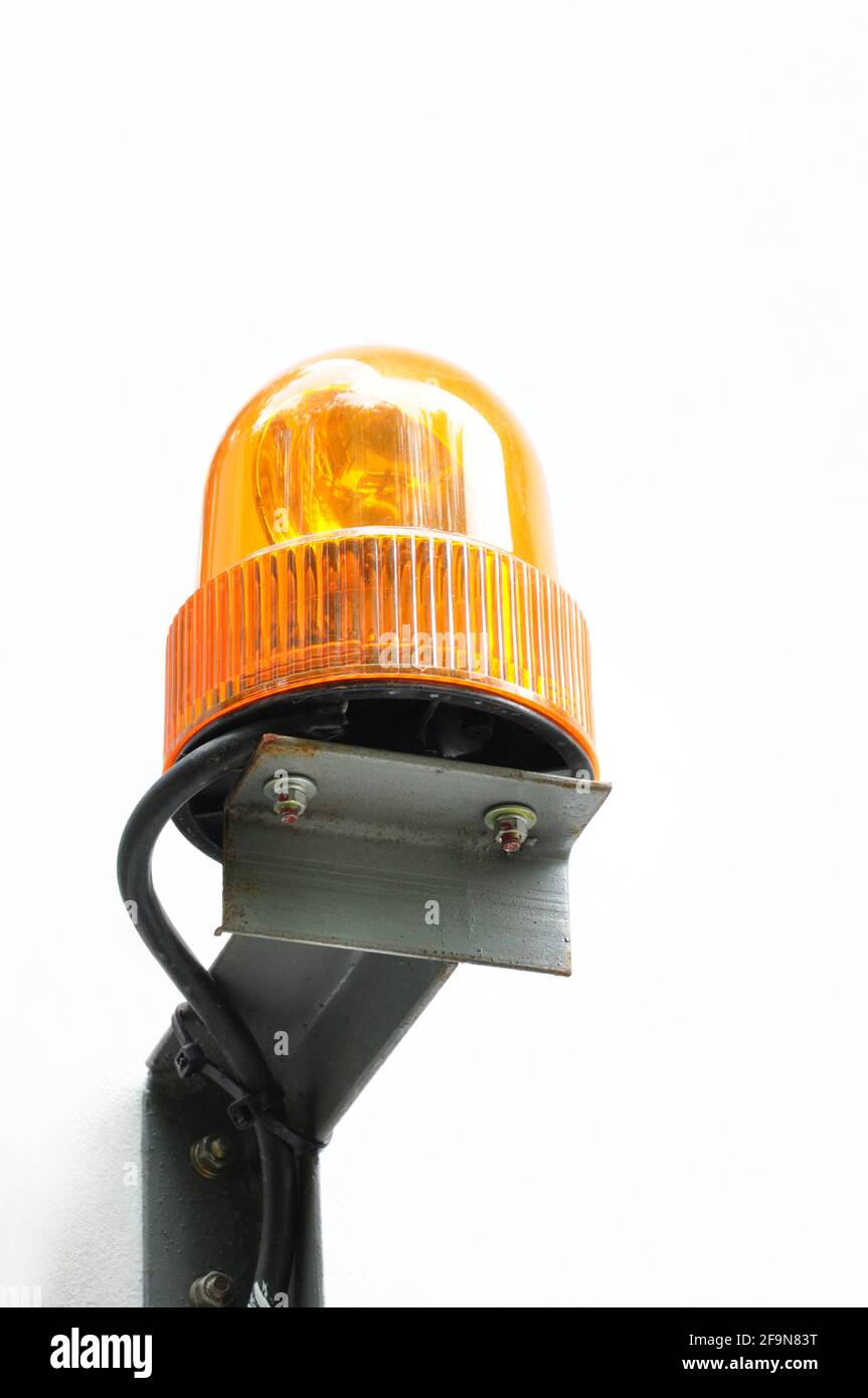 Girofaro color ambra come girofaro o sirena Foto Stock