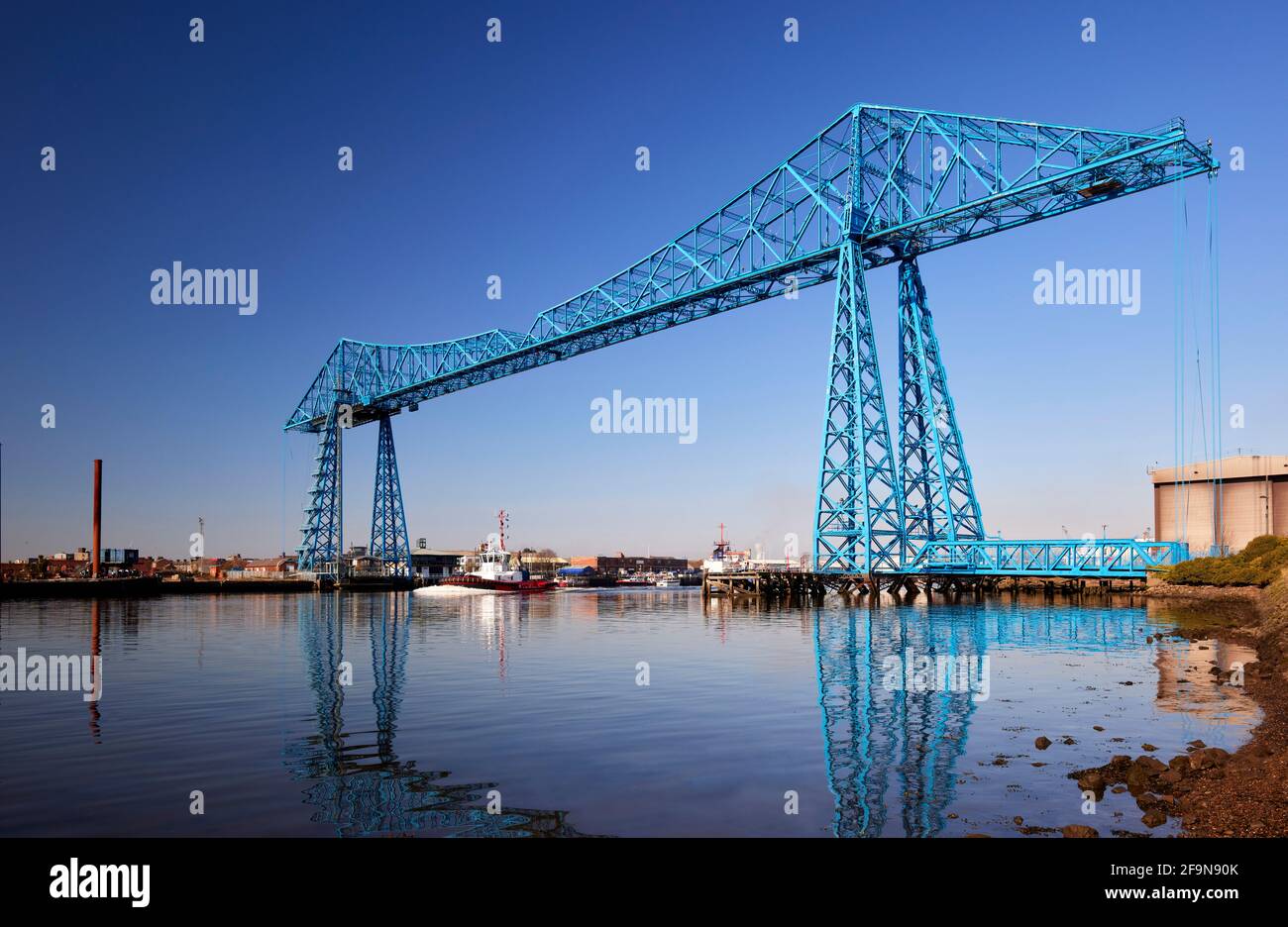 Transporter Bridge, Middlesbrough Foto Stock