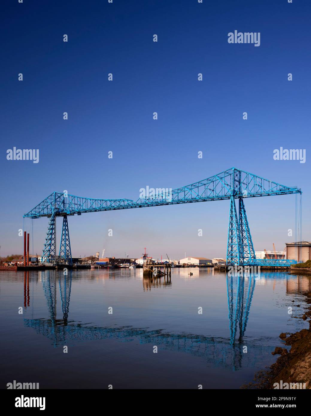 Transporter Bridge, Middlesbrough Foto Stock