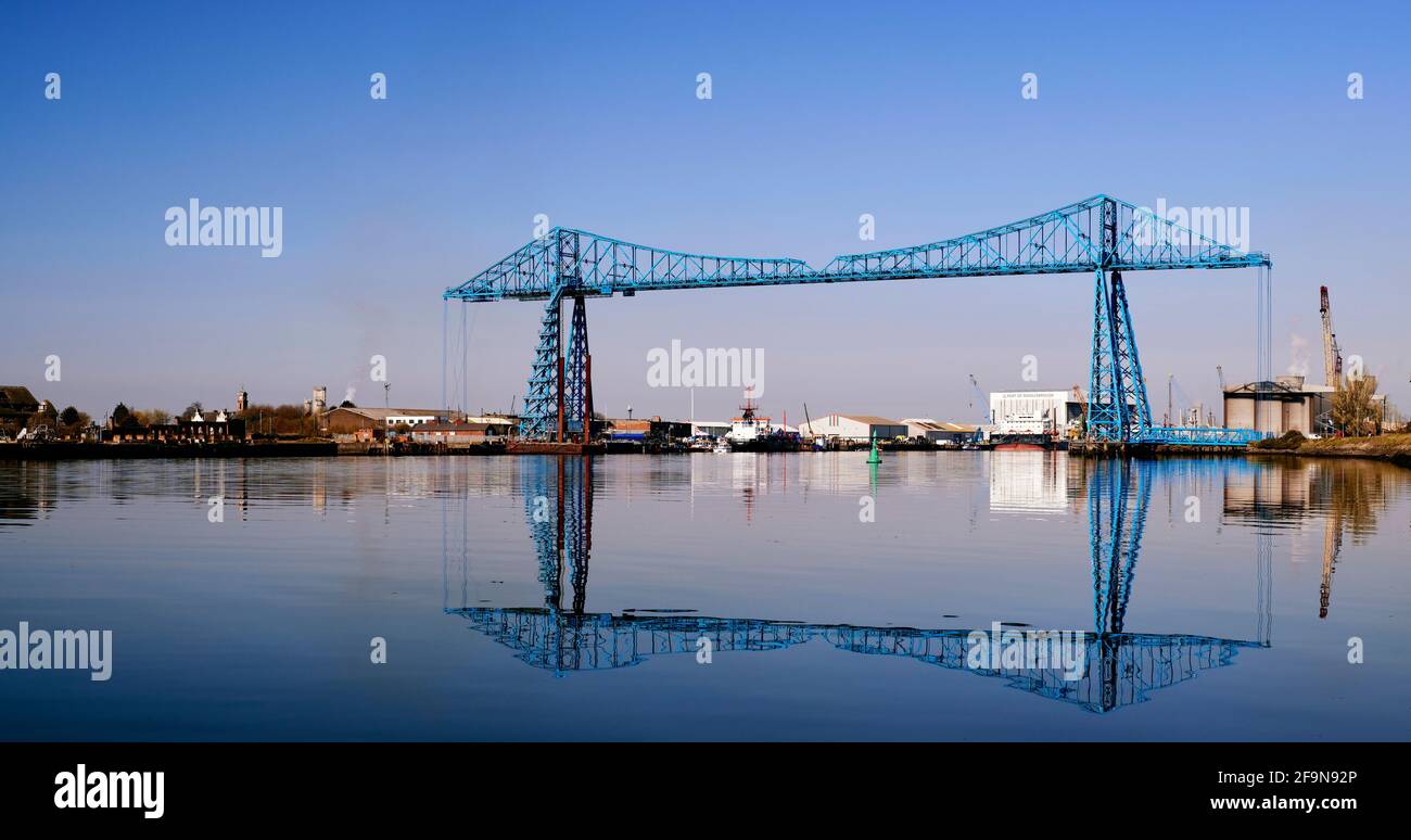 Transporter Bridge, Middlesbrough Foto Stock