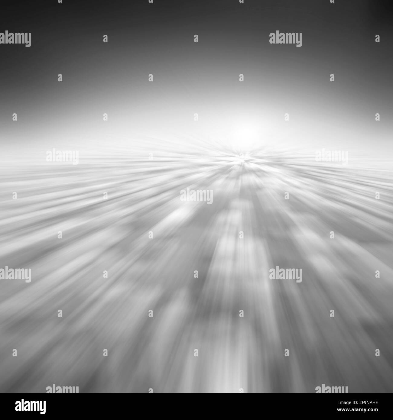 Movimento ad ALTA velocità sfocatura sfondo astratto - monocromatico Foto Stock