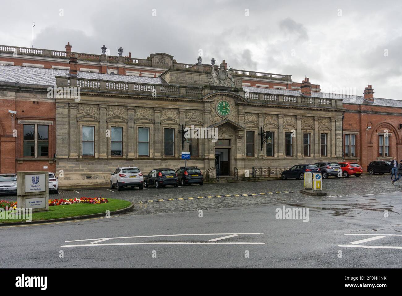 Lever House, casa di Unilever, il villaggio modello di Port Sunlight, Wirral, Merseyside, Regno Unito; originariamente costruito da Lever Bros per i loro operai della fabbrica. Foto Stock