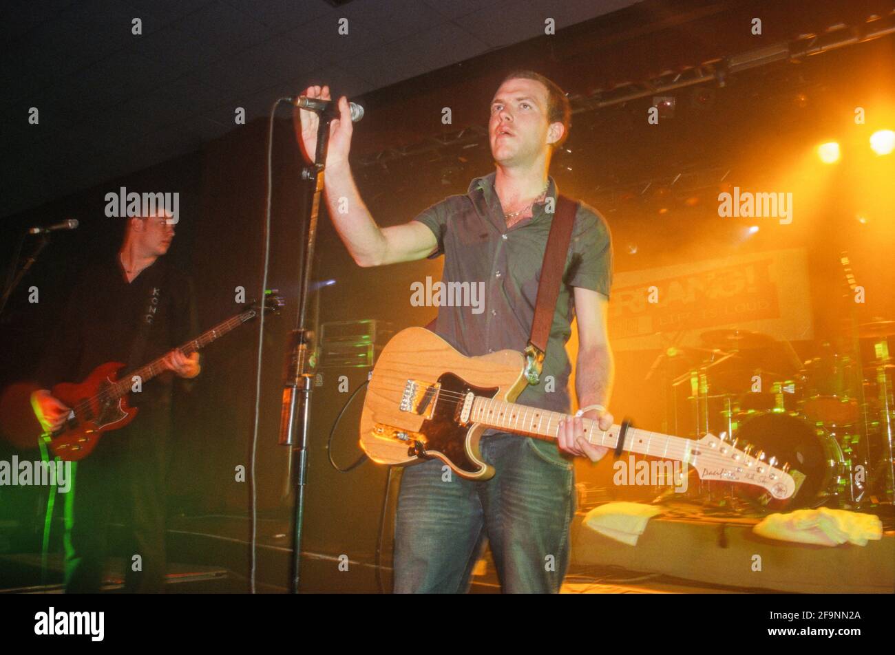 La Crimea al Kerrang Weekender, 13 aprile 2003, Camber Sands, Rye, West Sussex, Inghilterra, Regno Unito. Foto Stock