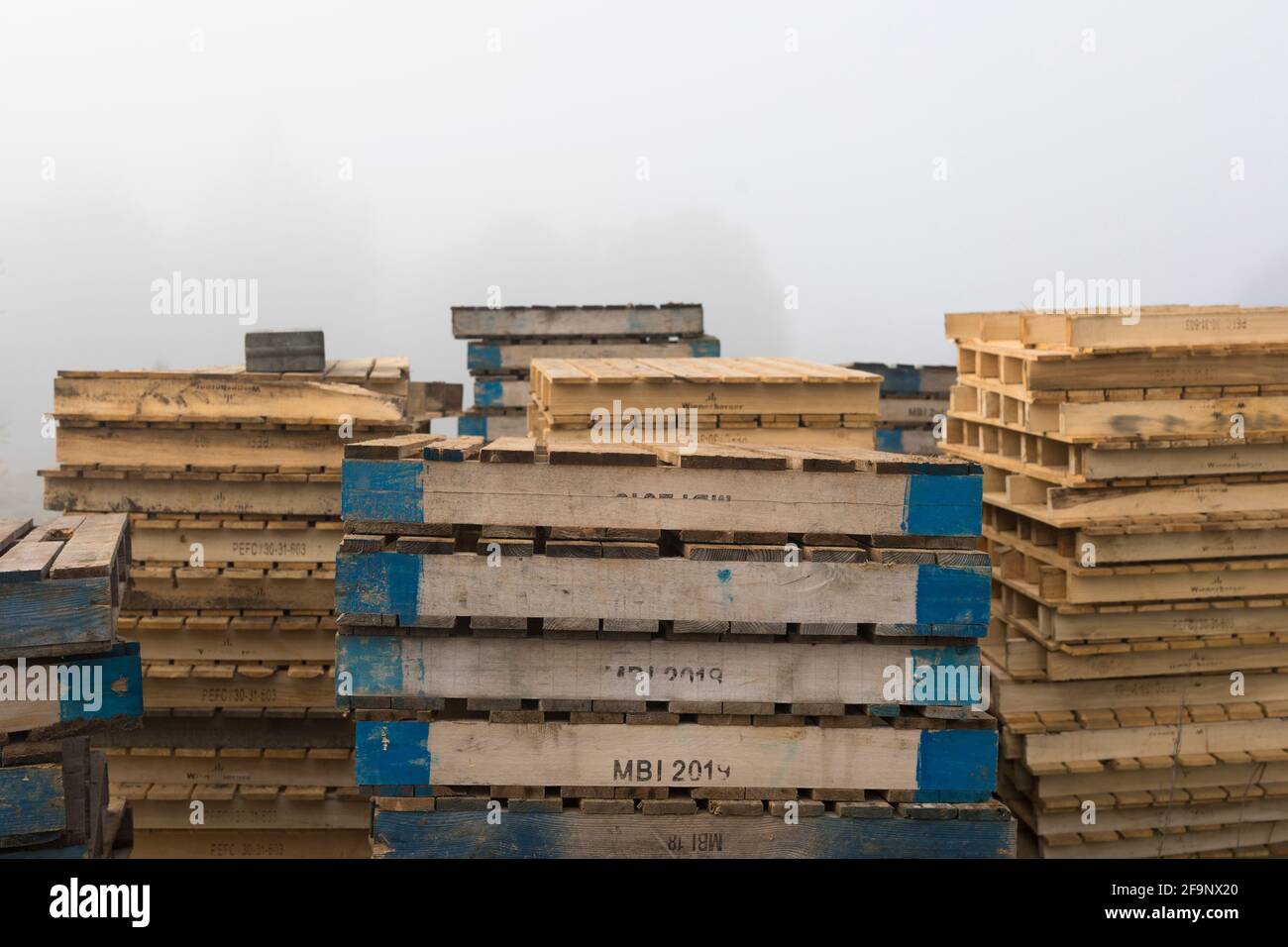 Pallet di plastica immagini e fotografie stock ad alta risoluzione - Alamy