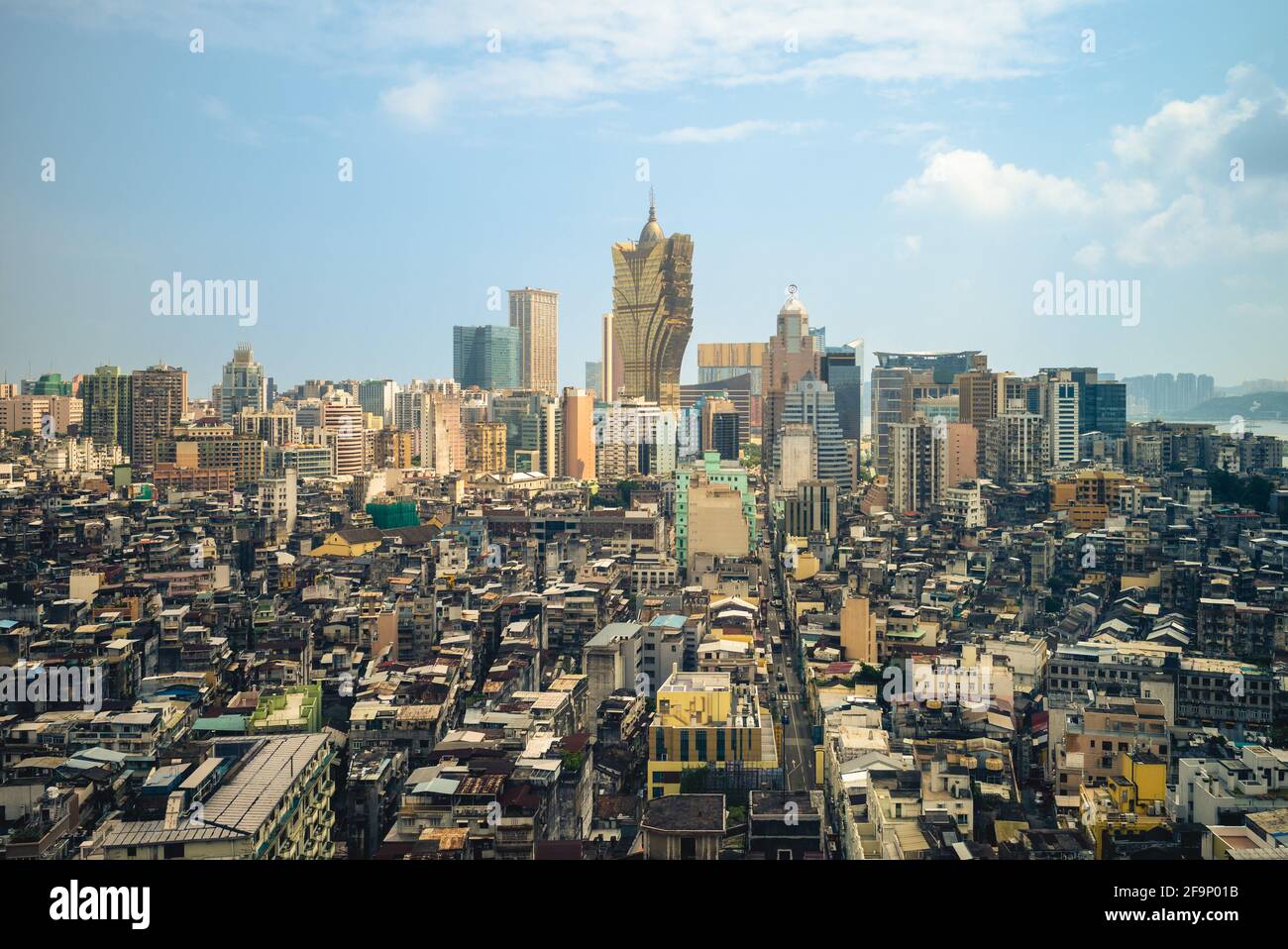 Paesaggio urbano di Macao, aka Macao, una regione amministrativa speciale della cina Foto Stock