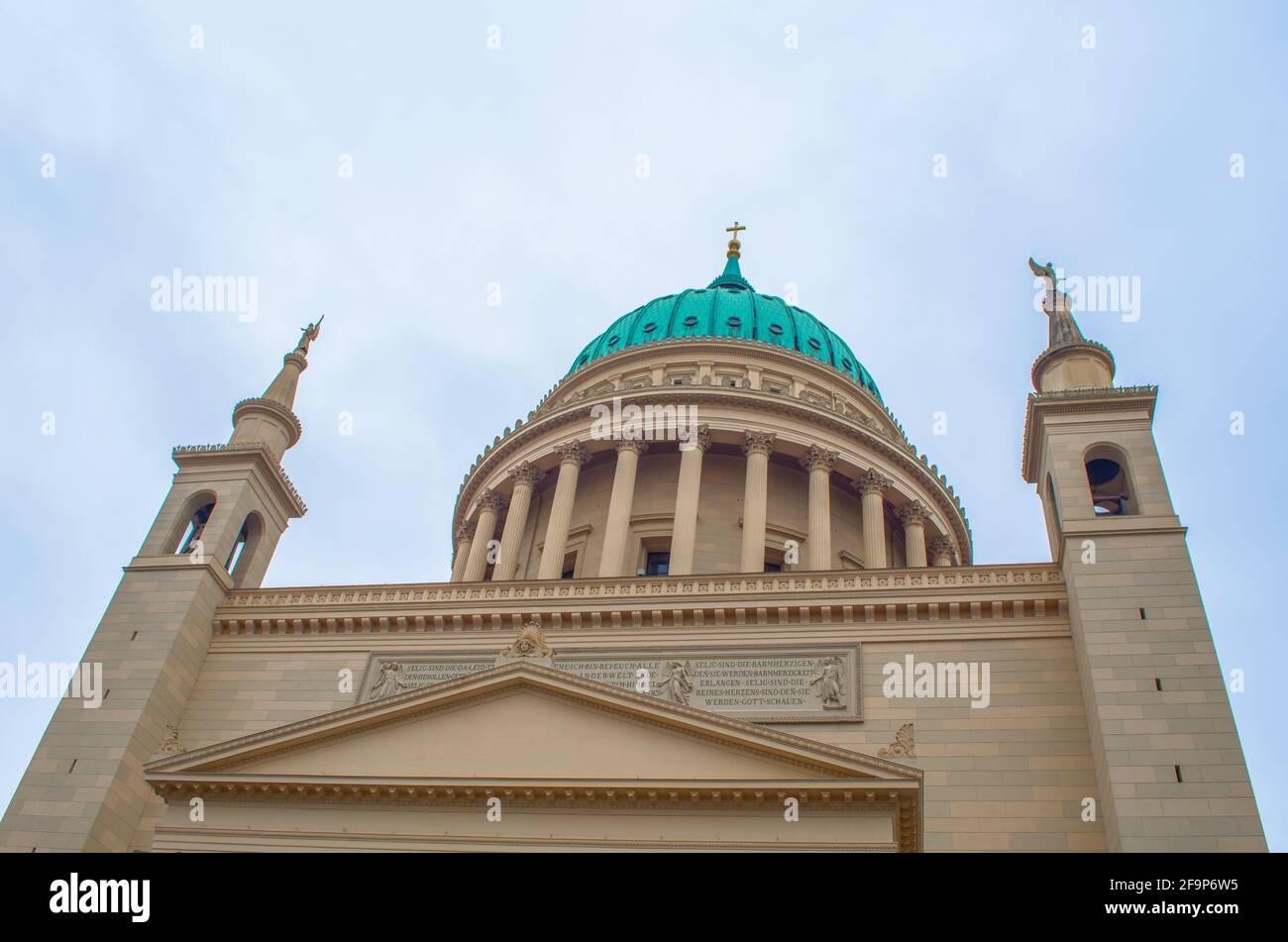 edificio monumentale di nicolai kirche - nicholas chiesa a potsdam Foto Stock