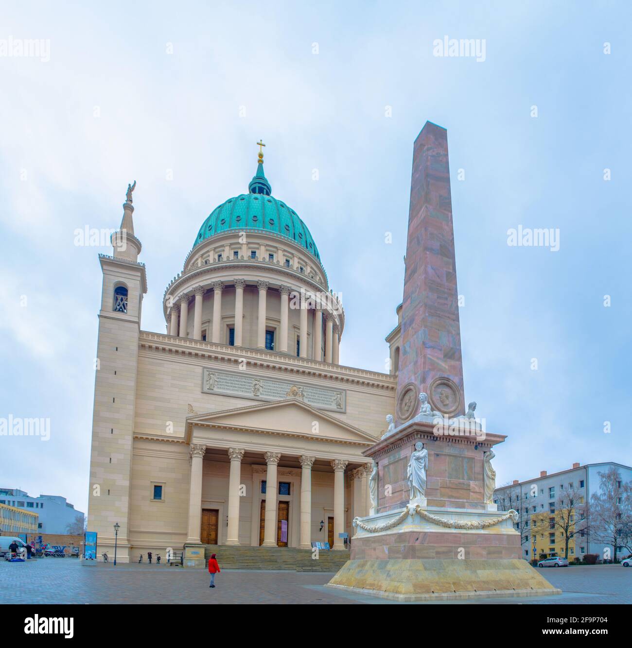 edificio monumentale di nicolai kirche - nicholas chiesa a potsdam Foto Stock