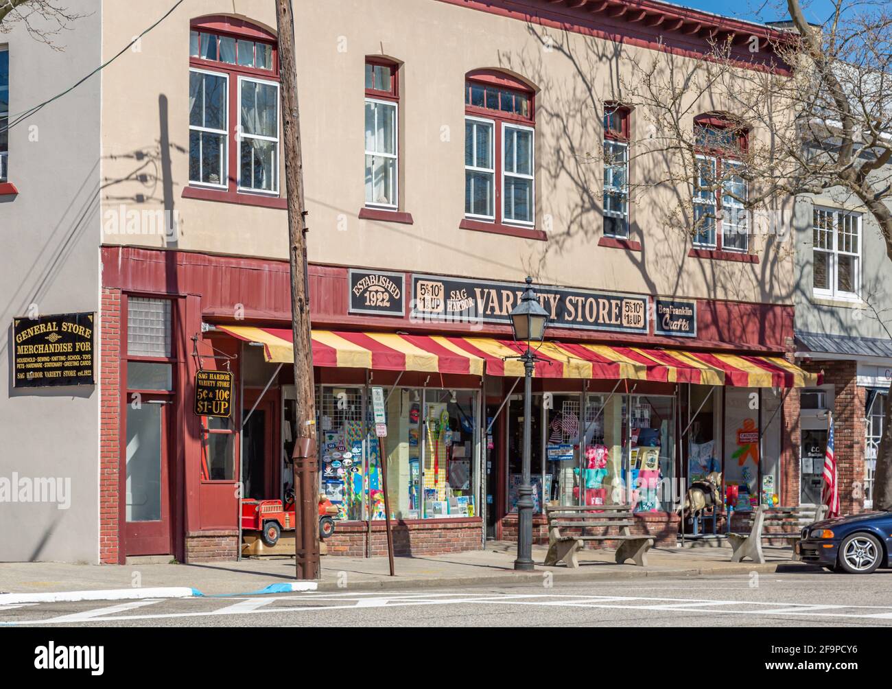 Variety Store, 5-10, Sag Harbour, NY Foto Stock