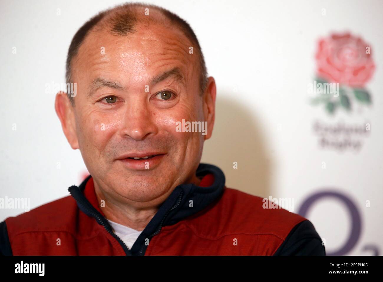 File photo datato 06-02-2020 del capo allenatore inglese Eddie Jones. Data di emissione: Martedì 20 aprile 2021. Foto Stock