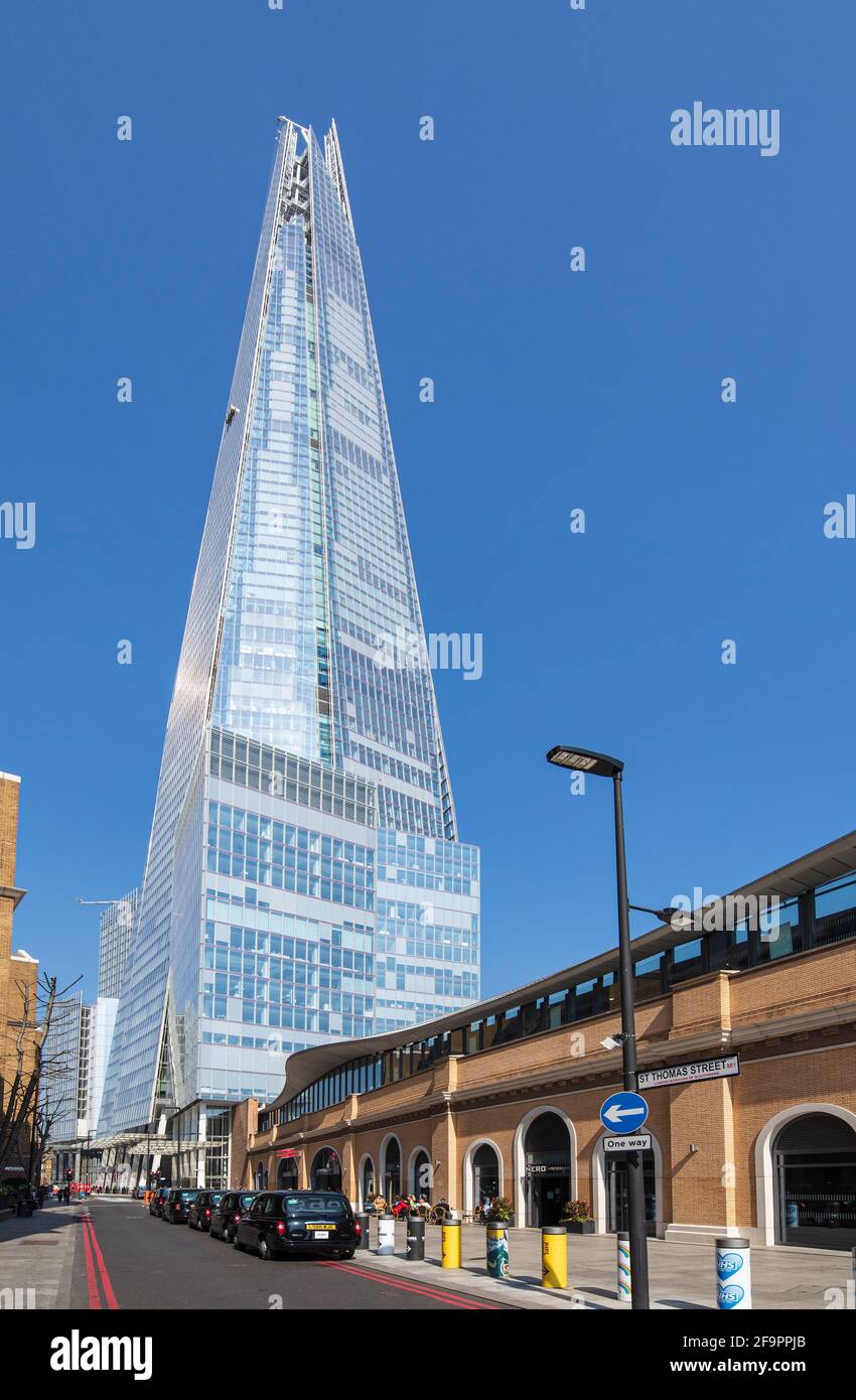 London Bridge Railway Station e The Shard. Foto Stock