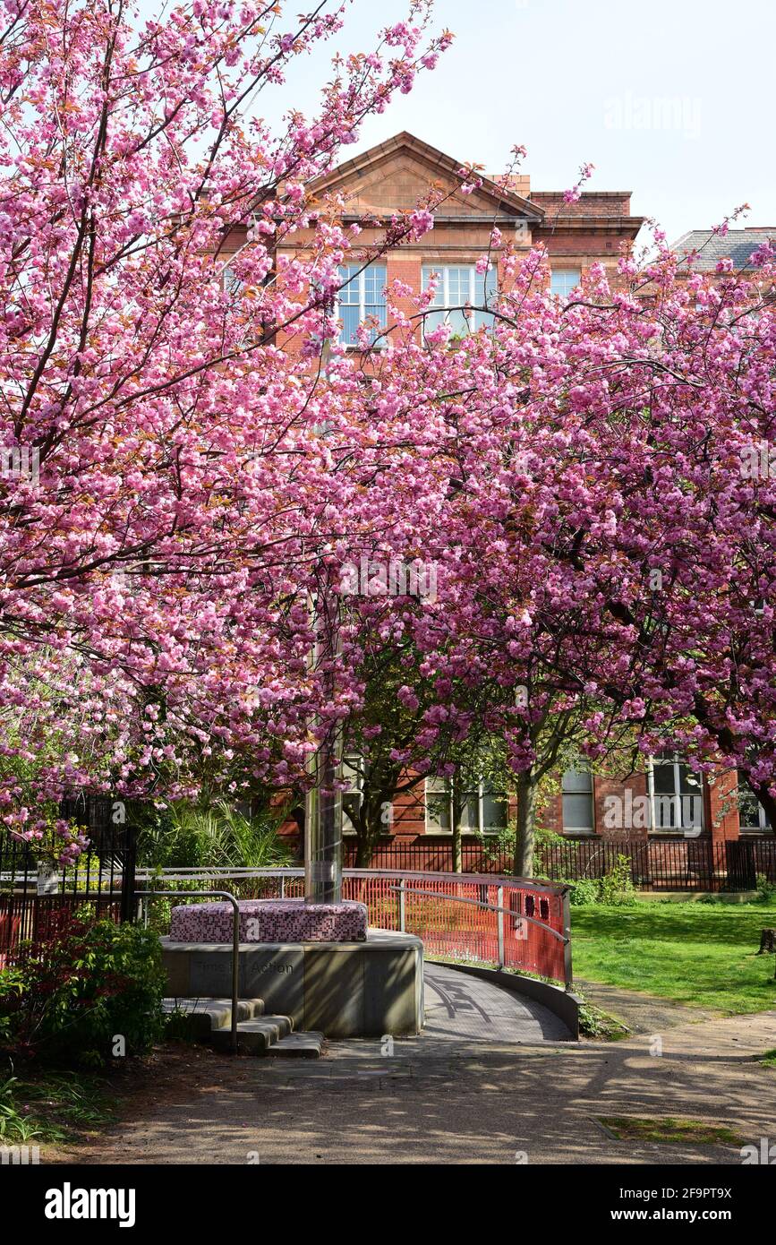 Faro di speranza in primavera, Manchester Foto Stock