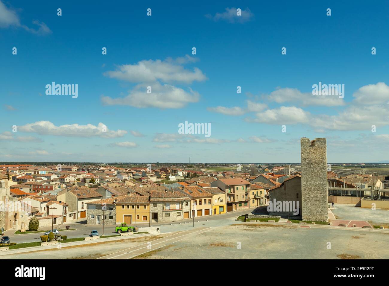 Cuellar un villaggio di Segovia, Spagna Foto Stock