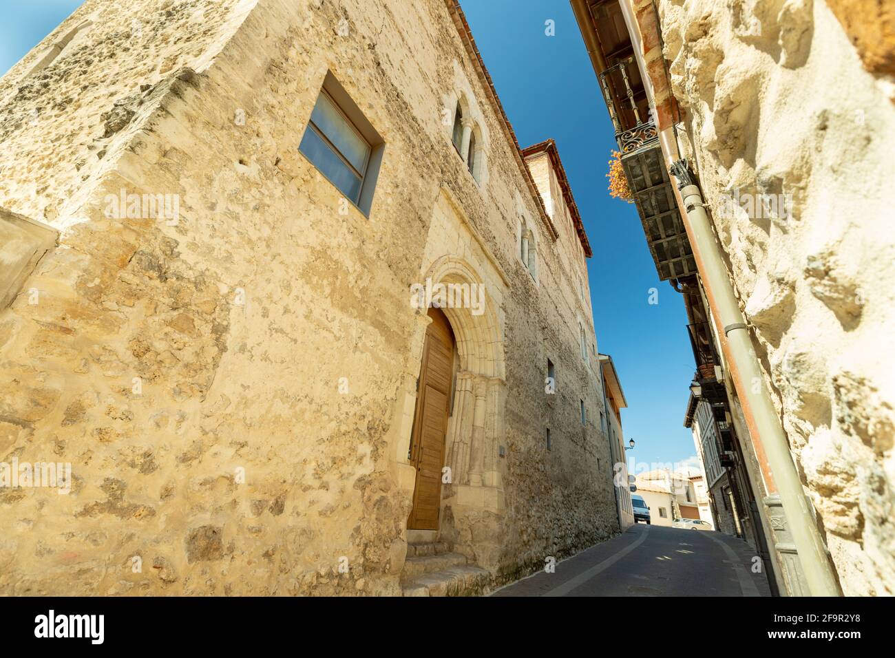 Cuellar un villaggio di Segovia, Spagna Foto Stock