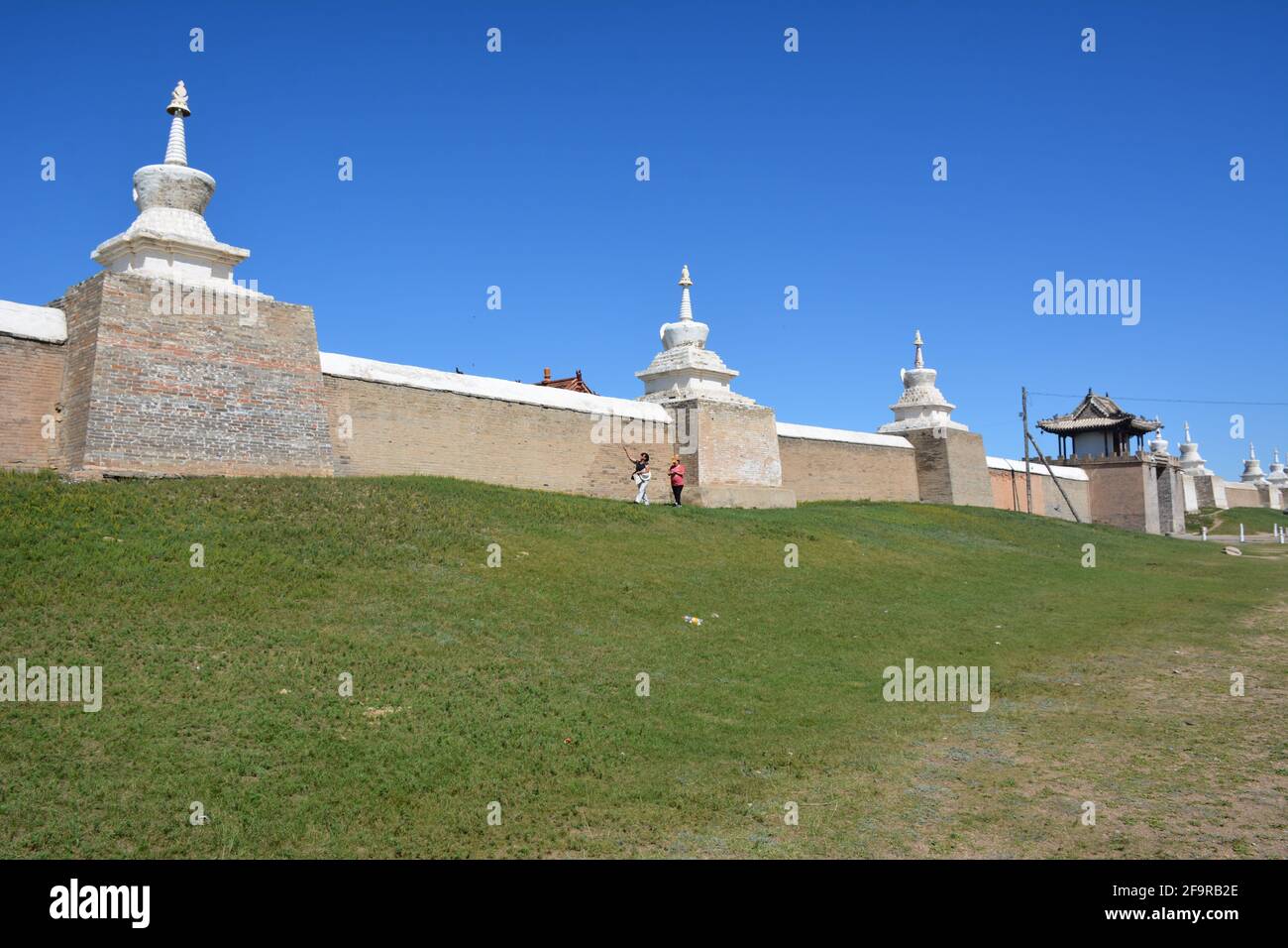 Karakorum, antica capitale della Mongolia (Impero Mongolo), patrimonio dell'umanità dell'UNESCO dal 1235 al 1260, si trova nella provincia di Övörkhangai, in Mongolia, vicino a Kharkhorin. Foto Stock