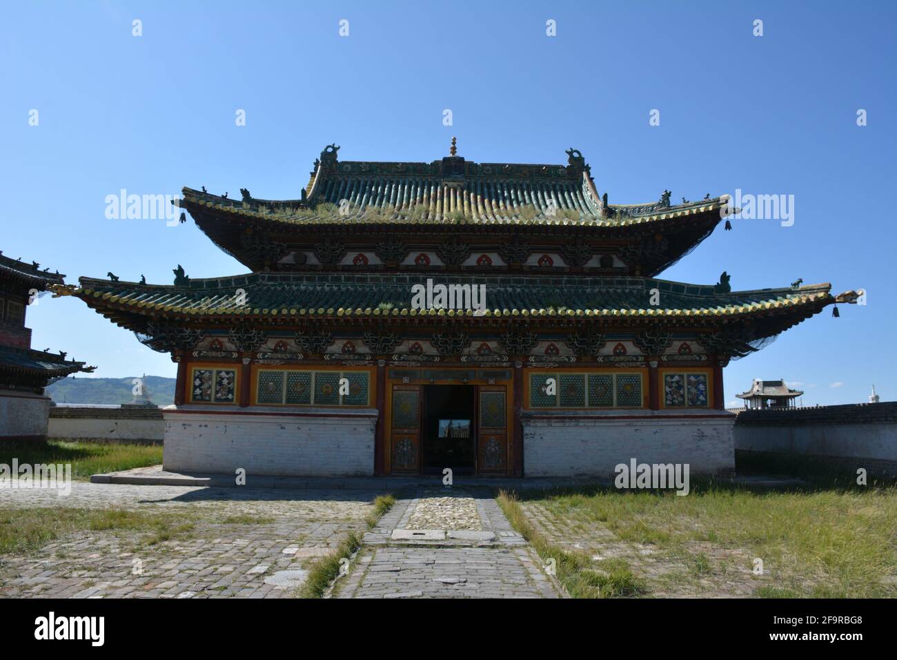 Karakorum, antica capitale della Mongolia (Impero Mongolo), patrimonio dell'umanità dell'UNESCO dal 1235 al 1260, si trova nella provincia di Övörkhangai, in Mongolia, vicino a Kharkhorin. Foto Stock