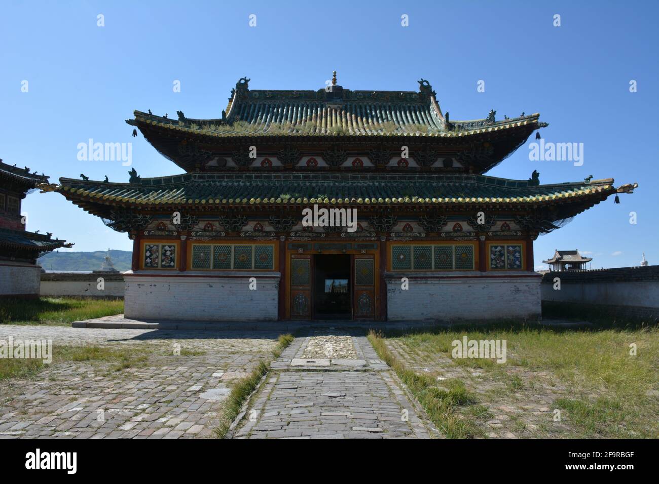 Karakorum, antica capitale della Mongolia (Impero Mongolo), patrimonio dell'umanità dell'UNESCO dal 1235 al 1260, si trova nella provincia di Övörkhangai, in Mongolia, vicino a Kharkhorin. Foto Stock