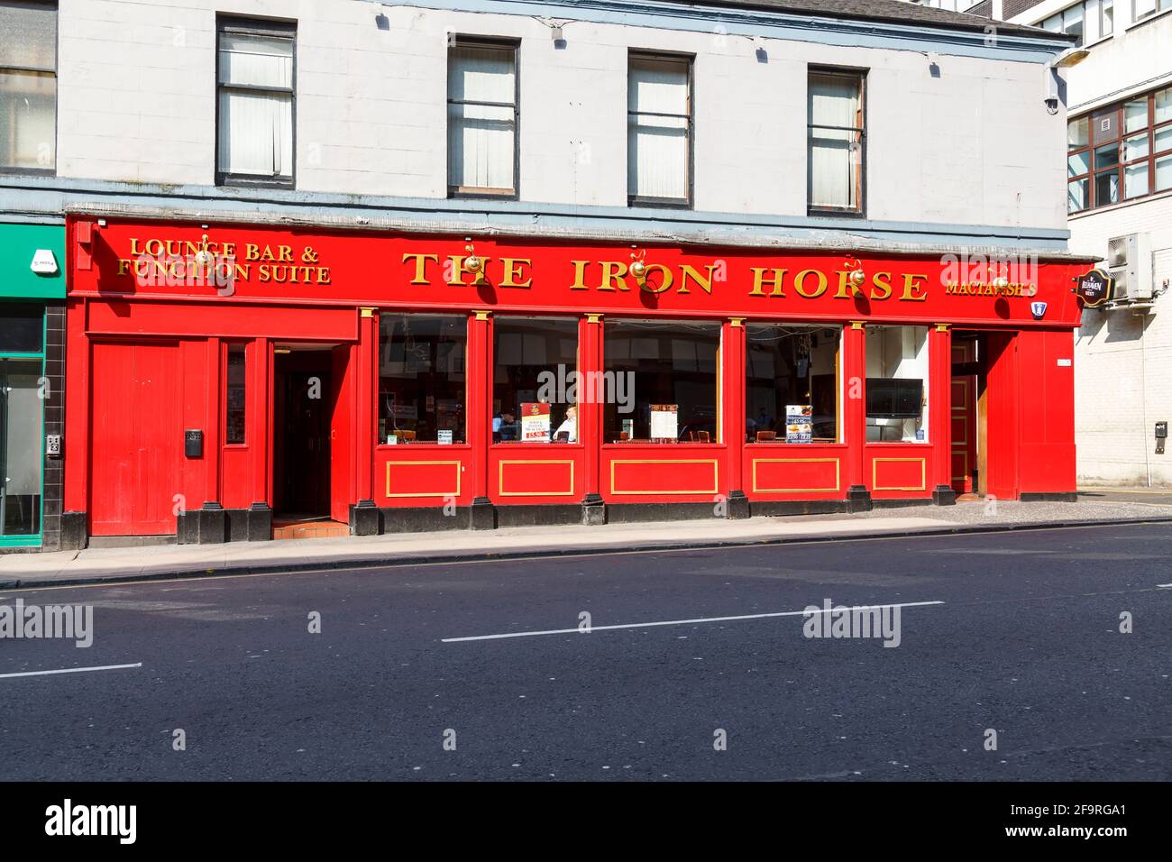 Questo pub è chiuso in modo permanente. Iron Horse Pub, West Nile Street, Glasgow, Scozia, Regno Unito. Foto Stock