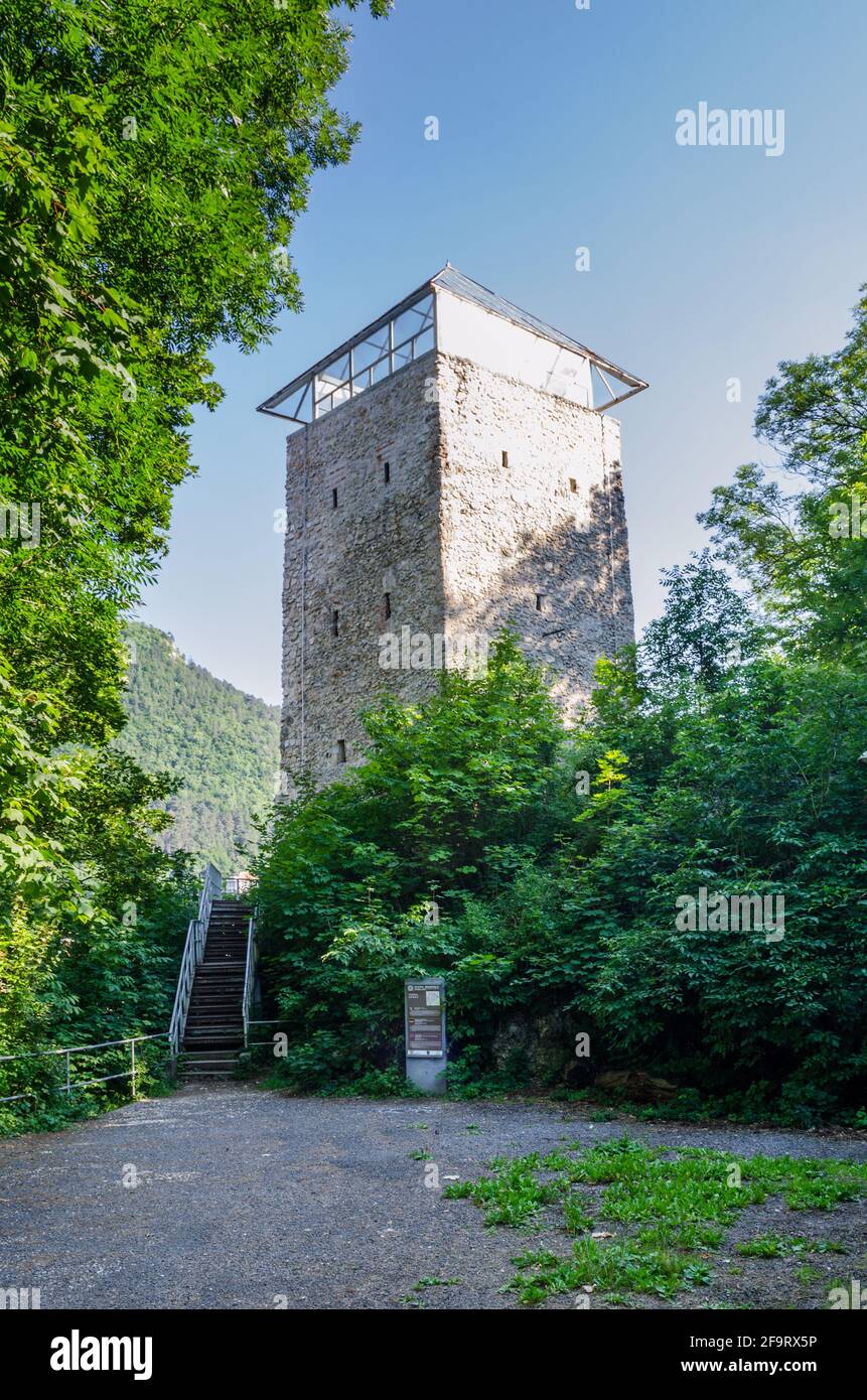Città vecchia di Brasov. Torre Nera ( Bastionul Negru ). Foto Stock