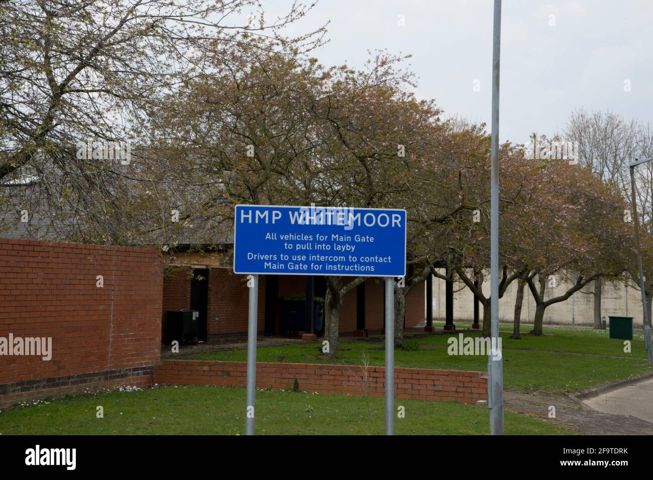 HM Prison Whitemoor è una prigione maschile di categoria A nei pressi di marzo, Cambridgeshire, Inghilterra, gestita dal servizio di prigione di Her Majesty Foto Stock