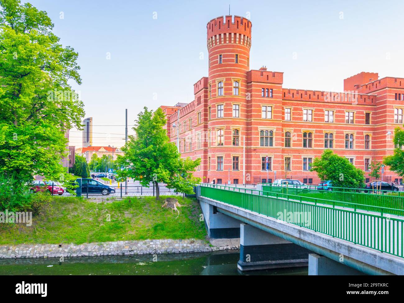 Corte distrettuale a Wroclaw, Polonia Foto Stock